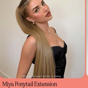 Honey Blonde Ponytail Extension